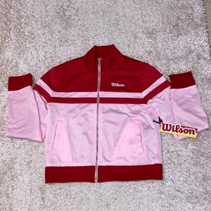 Wilson Pink and Red Zip Up